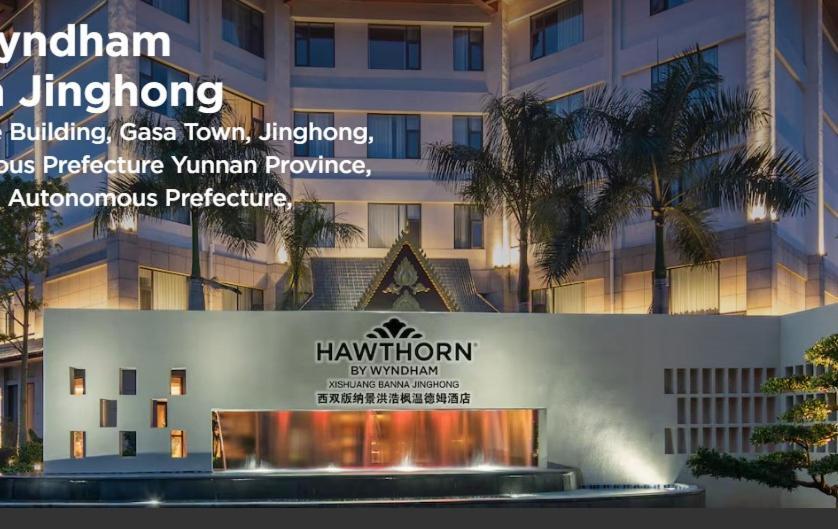 Hawthorn By Wyndham Xishuang Banna Jinghong Hotel Exterior photo